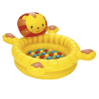 Piscina Leon inflable con Pelotas 111 X98X61.5 Cms Bestway