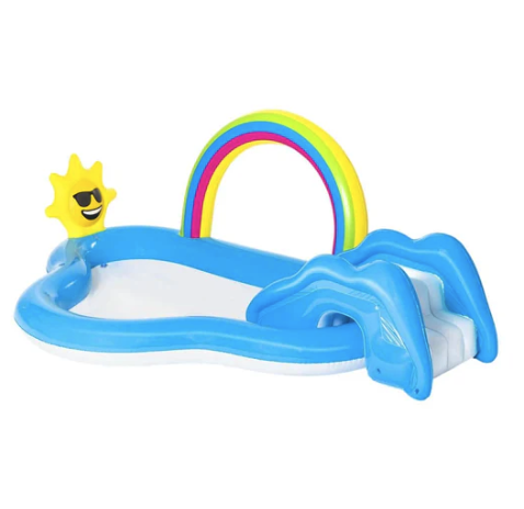 Piscina Y Juegos Inflable Arcoiris 2.57Mx1.45Mx91Cms Bestway