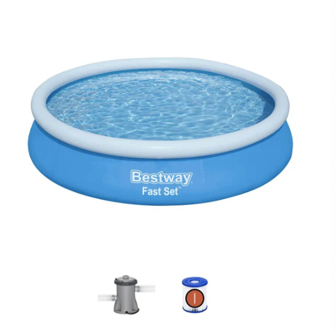 Piscina Bestway Redonda Fácil Armado con filtro 3.66MX76cm