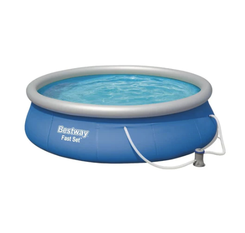 Piscina Bestway Redonda Fácil Armado con filtro 3.96MX84Cm